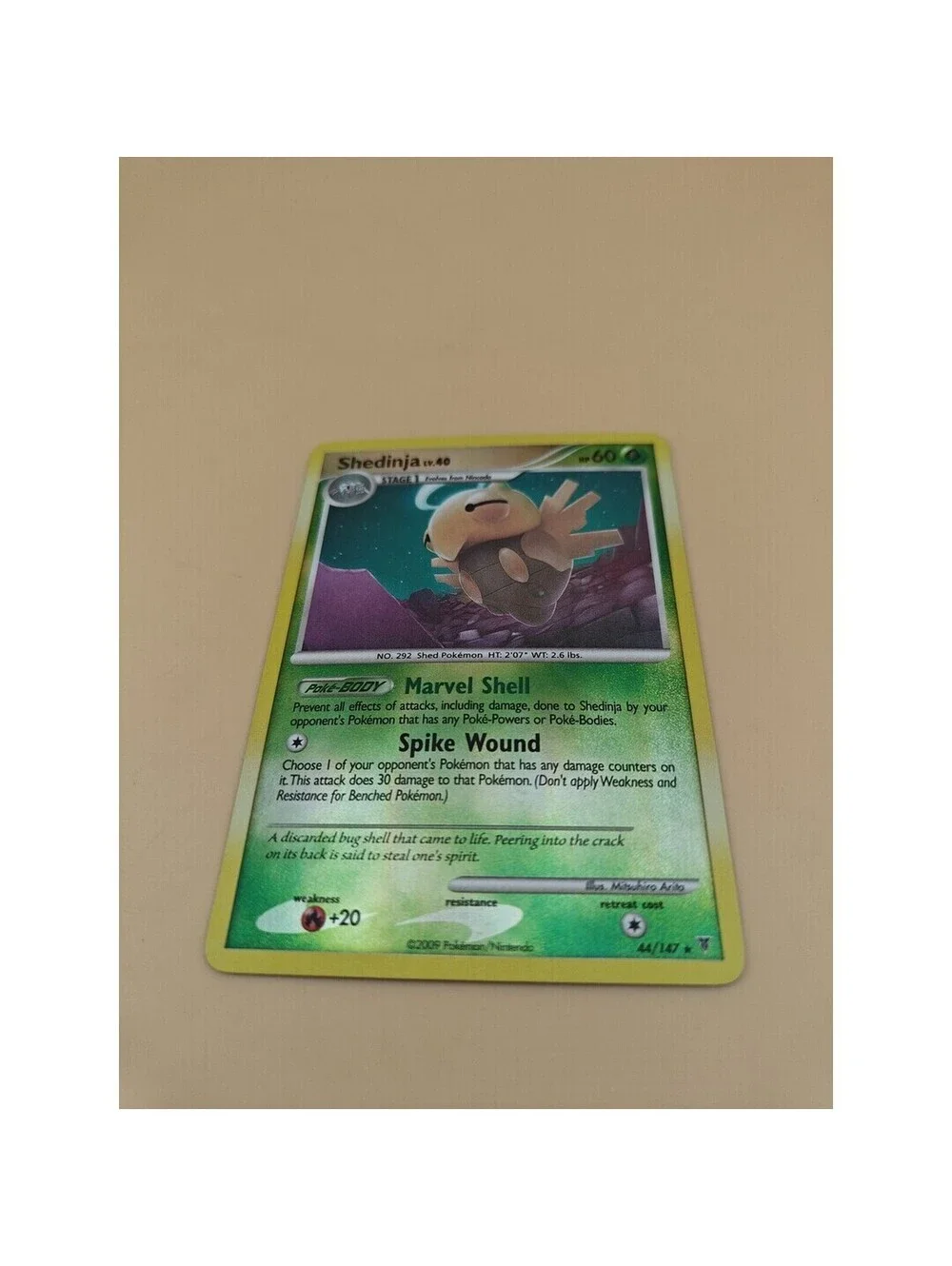 Shedinja 44/147 Reverse Holo | Supreme Victors | Pokemon Card